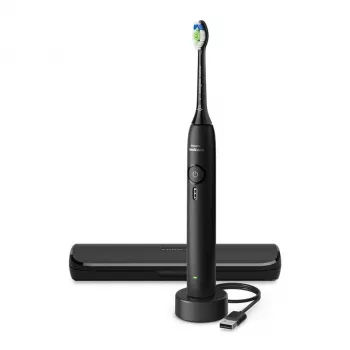 Philips 3100 sērijas HX4033/32 uzlādējama soniskā zobu birste — melna