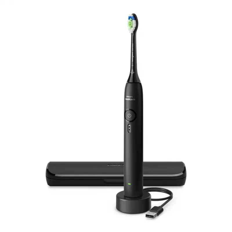 Philips 3100 sērijas HX4033/32 uzlādējama soniskā zobu birste — melna