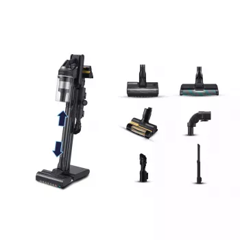 Bezvadu putekļsūcējs Samsung VS20C9554TK — Akumulators, Litija‑jonu, 580 W, Bezmaiss 0.8 L, Ciklonisks, Melns
