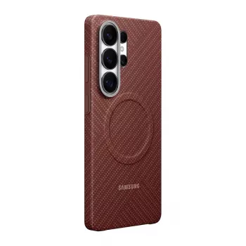 Samsung Carbon Magnet Maciņš Galaxy S26 Ultra, Sarkans