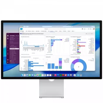 Apple Studio Display (Standard stikls) ar regulējamu augstumu un slīpumu statīvu