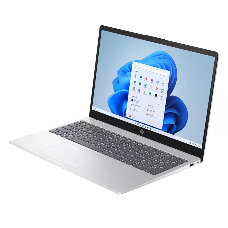 Piezīmjdators HP Ultra 5 125H — 15.6 collu FHD IPS, 24GB RAM, 512GB SSD, Windows 11 Home, Sudrabs