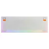 Mehāniskā spēļu tastatūra Cherry K5 Pro TMR Compact 65% AZERTY RGB Vadu Oranža Balta
