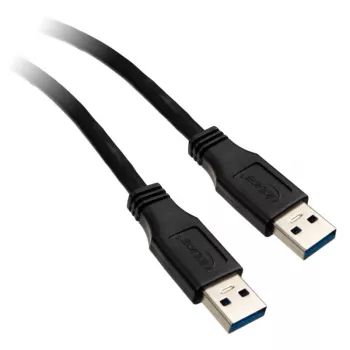 USB 3.2 Gen.1 kabelis A tipa vīrietis / A tipa vīrietis InLine 35215 melns 1.5m