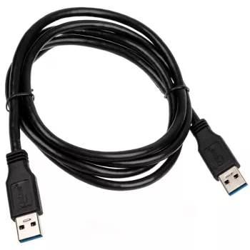 USB 3.2 Gen.1 kabelis A tipa vīrietis / A tipa vīrietis InLine 35215 melns 1.5m