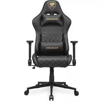 Universāla spēļu krēsla COUGAR Gaming ARMOR ONE V2 ar polsterētu sēdekli Melns Zelts