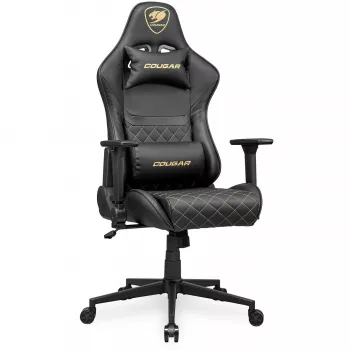Universāla spēļu krēsla COUGAR Gaming ARMOR ONE V2 ar polsterētu sēdekli Melns Zelts