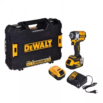 DeWALT 1/2 collu 18V 5Ah Triecienuzgriežņu atslēga ar Eiropas kontaktdakšu