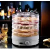 Extralink Home Liela žāvētāja sēnēm, augļiem, dārzeņiem un garšaugiem Powerful Pro 500W + 5 paplātes 27cm Balta