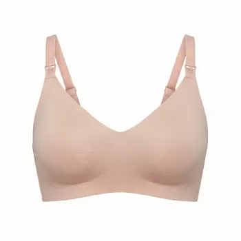 Momcozy barošanas krūšturis YN21 (XL) - Momcozy, bezšuvju, bēšs, XL