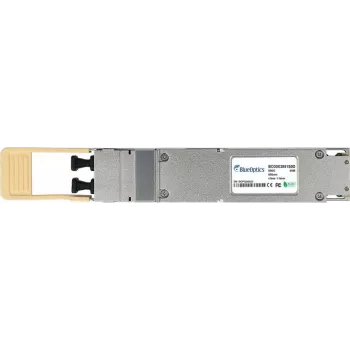 BlueOptics OSFP Twin-Port uztvērējs P49762-B21-BO, MPO/MTP-12 APC, 2×400GBASE-SR4, MMF 850nm, 50m, DDM, 0–70°C