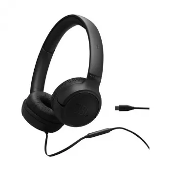 Vadu austiņas JBL Tune 530C USB-C — pilna izmēra austiņas, 20–40000 Hz, Melna