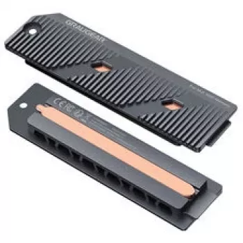GrauGear G-PS5HS05+ dzesēšanas risinājums ar siltumcaurulēm un M.2 NVMe SSD dzesēšanu PlayStation 5 Slim & Pro, pelēks