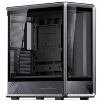 Jonsbo D401 PC korpuss, Midi Tower, ATX, Rūdīts stikls - melns