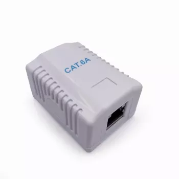 GEMBIRD sienas montāžas ekranēts tīkla rozete 1×RJ45 6A FTP