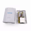 GEMBIRD sienas montāžas ekranēts tīkla rozete 1×RJ45 6A FTP
