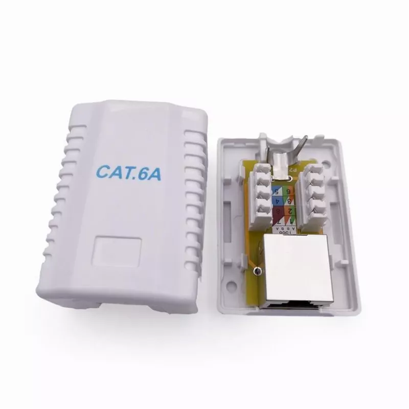 GEMBIRD sienas montāžas ekranēts tīkla rozete 1×RJ45 6A FTP