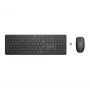 HP 230 bezvadu tastatūras un peles komplekts, pilna izmēra, RF bezvadu, membrānas, melns, pele iekļauta