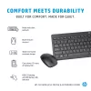 HP 230 bezvadu tastatūras un peles komplekts, pilna izmēra, RF bezvadu, membrānas, melns, pele iekļauta