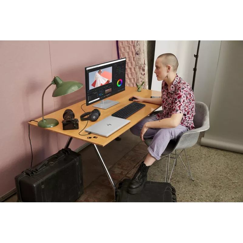HP 230 bezvadu tastatūras un peles komplekts, pilna izmēra, RF bezvadu, membrānas, melns, pele iekļauta