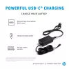 HP 65W USB-C LC barošanas adapteris iekštelpām klēpjdatoram melns