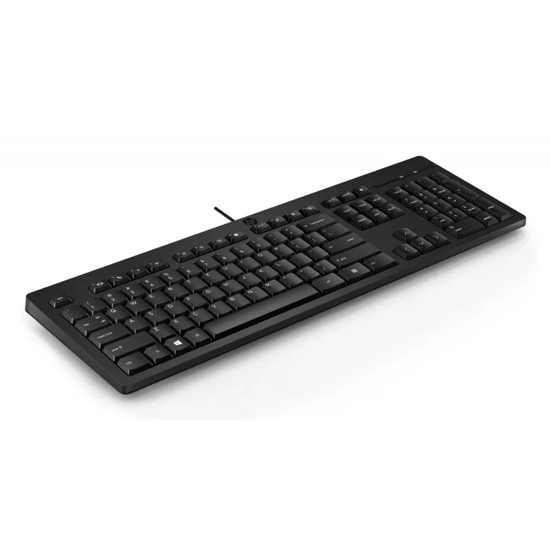 HP 125 vadu tastatūra, pilna izmēra, USB, membrānas, melna