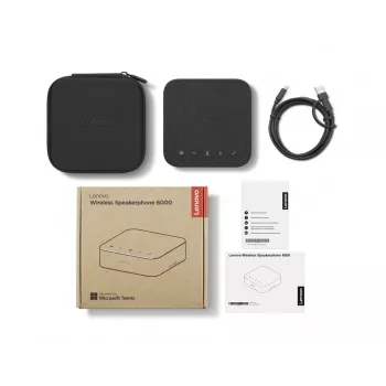Skaļrunis Lenovo 4Y71Q47766 — PC Bluetooth, USB-C, Li-Ion akumulators 4215 mAh, Melns