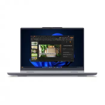 Hibrīds 2-in-1 klēpjdators Lenovo ThinkBook 14 G6 IPL Copilot+ — Intel Core Ultra 5 325, 14 collu WUXGA skārienekrāns, 16 GB DDR5, 512 GB SSD, Windows 11 Pro, Pelēks