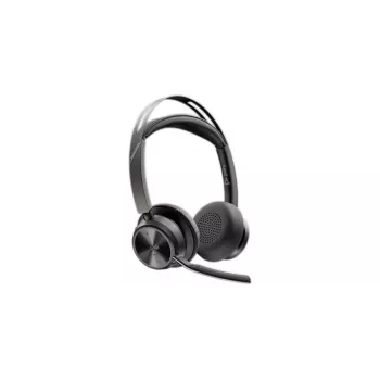 HP Poly Voyager Focus 2-M USB-C-C austiņas ar USB-C/A adapteri un Poly+ 3 gadi