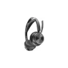 HP Poly Voyager Focus 2-M USB-C-C austiņas ar uzlādes staciju un USB-C/A adapteri, Poly+ 3 gadi
