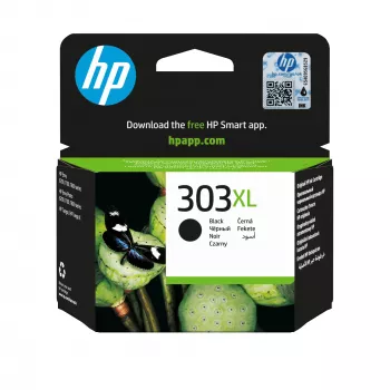 HP 303XL augstas ražības oriģinālā melnā tintes kasetne
