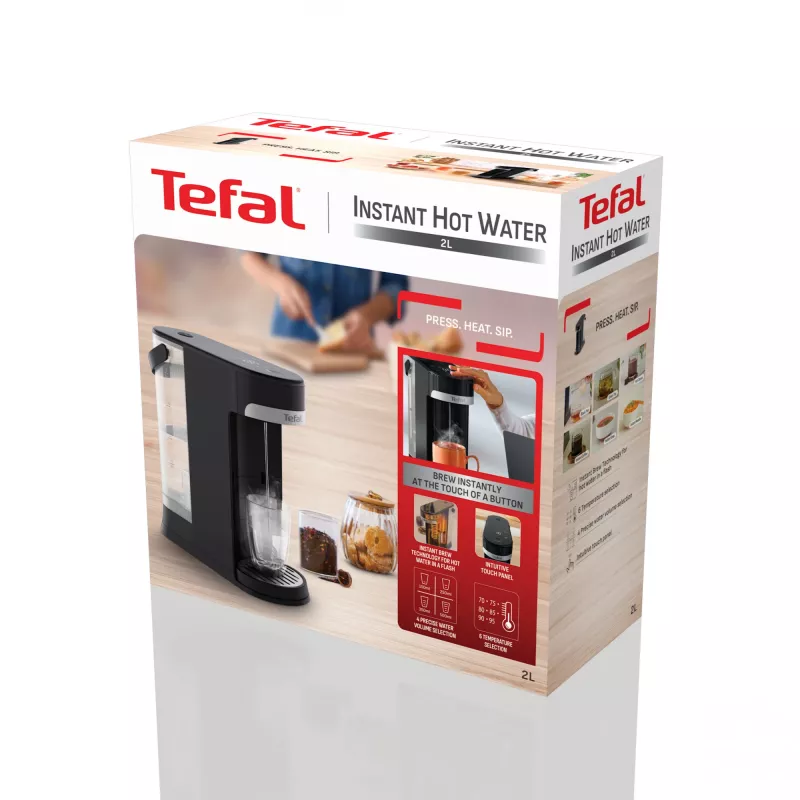 Tefal Instant Hot Water BR3508E0 ūdens sildītājs Melns 2 L