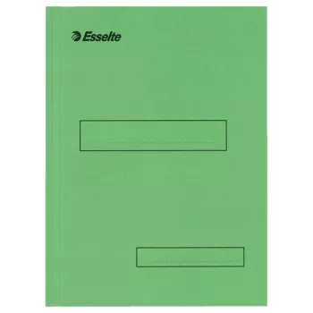 Esselte 721040 kartona mape, A4, zaļa, 2 atloki, 160 g/m2