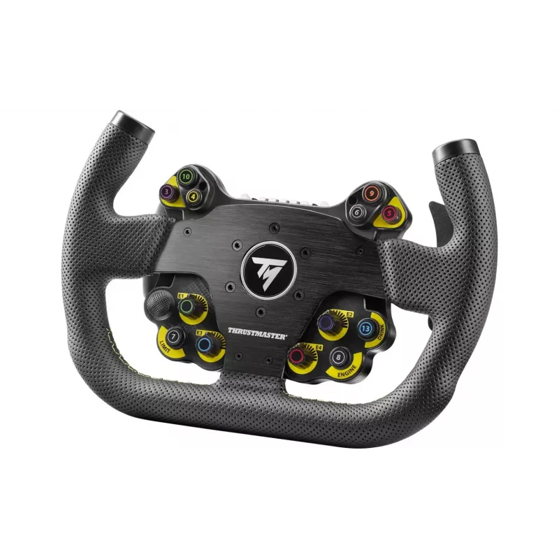 Thrustmaster EVO Racing 31U ādas stūre melna, dzeltena PC, PlayStation 4, PlayStation 5, Xbox