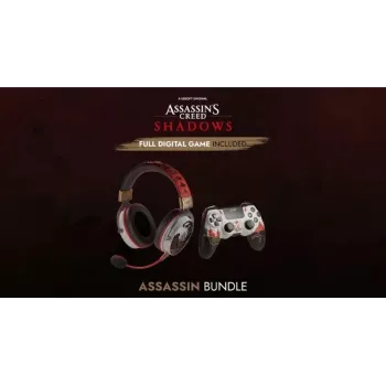 Lexip Assassin’s Creed Shadows “Assassin” Box komplekts: austiņas, kontrolieris un spēle
