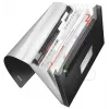 Leitz Expanding Concertina File Style PP, A4, polipropilēns, melns, 250 lapas, 80 g/m², 6 kabatas
