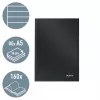 Leitz Notebook Solid cietie vāki A5 līnijots 90 g 80 lapas, Melns