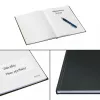 Leitz Notebook Solid cietie vāki A5 līnijots 90 g 80 lapas, Melns