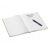 Leitz Notebook WOW A4 ar cietajiem vākiem, līnijots, 90g/80lapas, Raksts, Zaļš