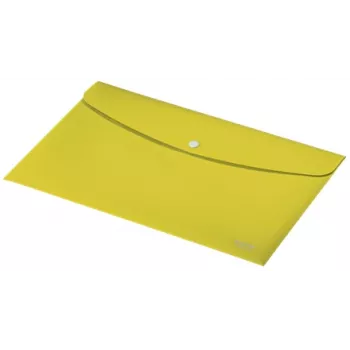 Leitz Recycle dokumentu mape, A4, polipropilēns, dzeltena, ainavas formāts, 60 lapām