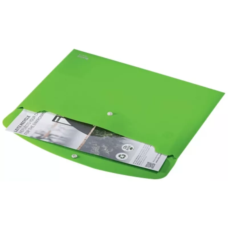 Leitz Recycle dokumentu maciņš, A4, zaļš, ainavas formāts, 60 lapām