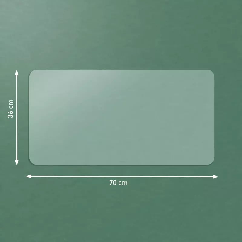 Leitz caurspīdīgs galda paliktnis, liels, 700 x 360 mm
