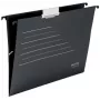 Leitz Alpha® Recycle Piekaramā mape, A4, Melna, Kartons, 80 g/m², 150 lapām, 348 mm