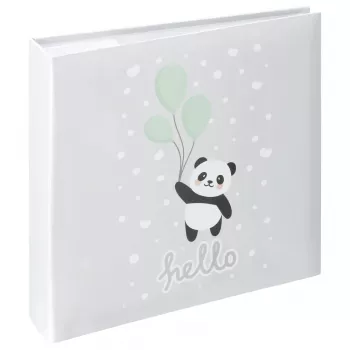 Hama Hello Panda fotoalbums balts 250 lapas