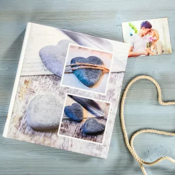 Hama Catania fotoalbums Pelēks 60 lapas Līmēts iesējums