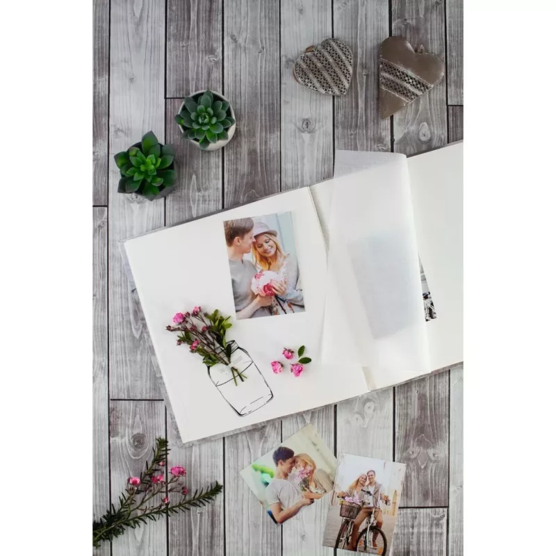 Hama Catania fotoalbums Pelēks 60 lapas Līmēts iesējums