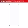 Displex iPhone 17 Pro Premium ekrāna aizsargs ar Mount Master — caurspīdīgs/melns