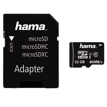 Atmiņas karte Hama 32GB UHS-I Class 10 microSDHC