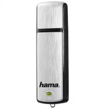 Hama Fancy USB zibatmiņa 128 GB USB Type-A 2.0 Melna, Sudraba