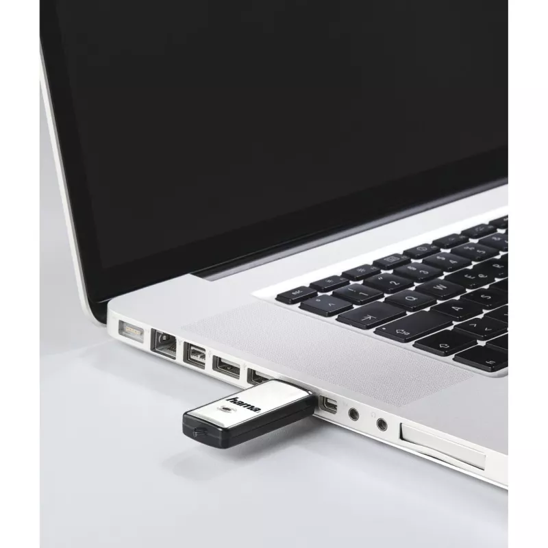 Hama Fancy USB zibatmiņa 128 GB USB Type-A 2.0 Melna, Sudraba